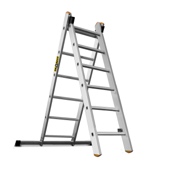 Drabest PRO 2x6 fokos alumínium létra 150Kg-os teherbírással