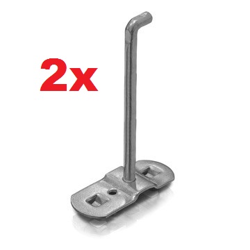 Erba szerszám akasztó 100mm 2db