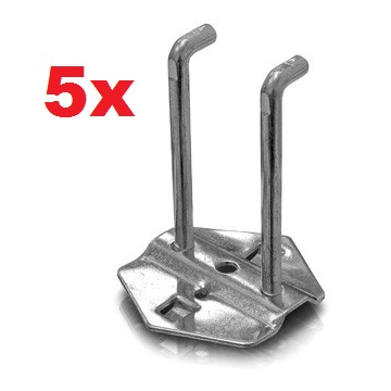 Erba szerszám akasztó (dupla) 75mm 5db