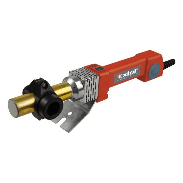 Extol műanyag csőhegesztő 800 W, cserélhető fejekkel, 0-260°C