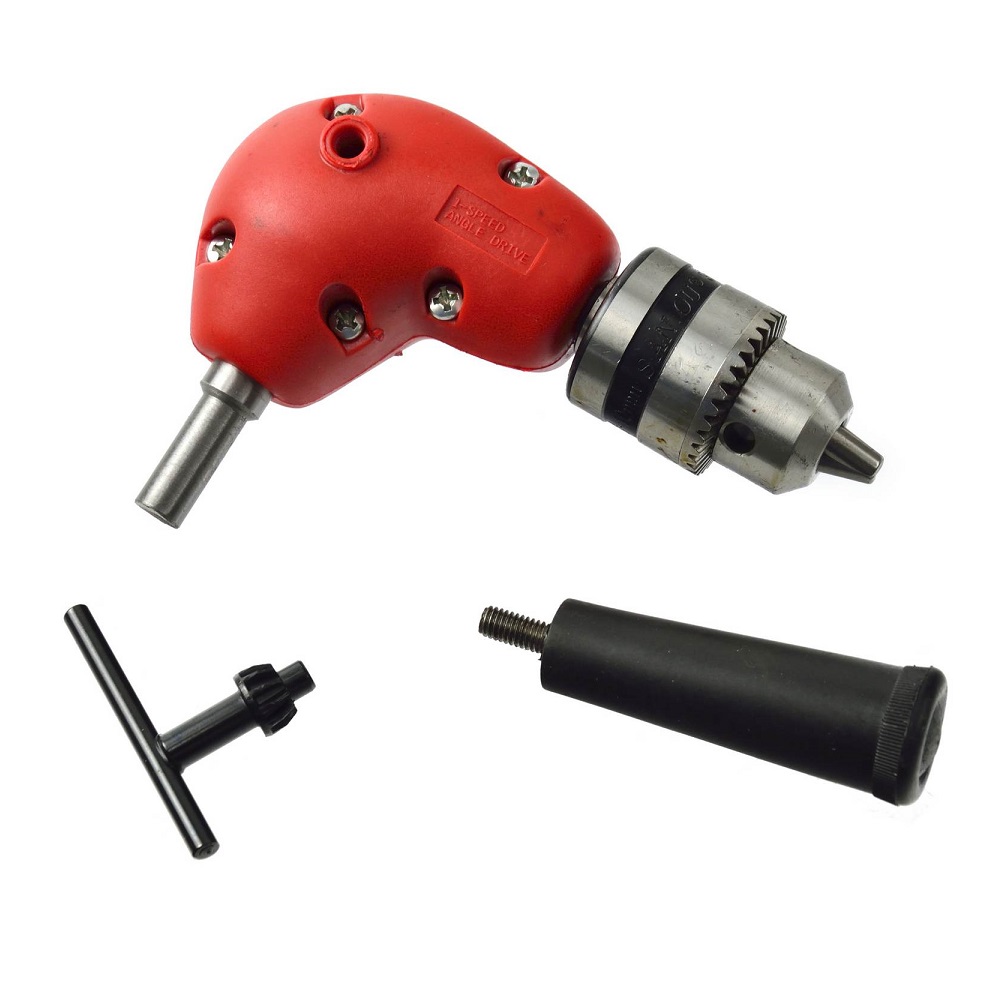Geko sarokfúró adapter, kulcsos tokmánnyal 1,5-10mm, 90°