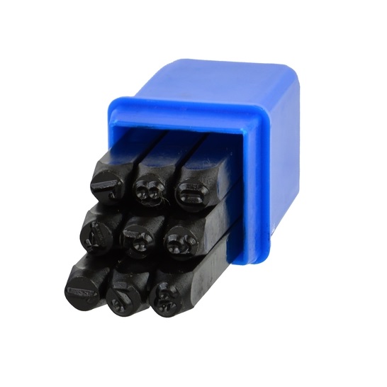 Geko 9db-os szám beütő készlet 5mm