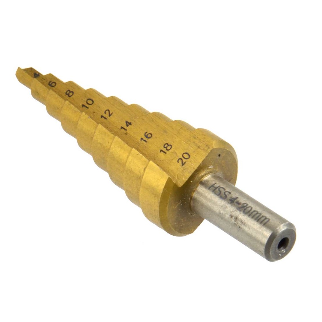 GEKO lépcsős fúró titán bevonattal, 4-20mm