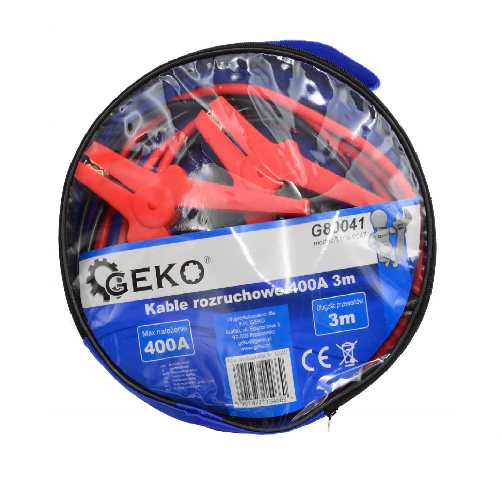 Geko profi indító kábel/bika kábel, 400 A, 3 m
