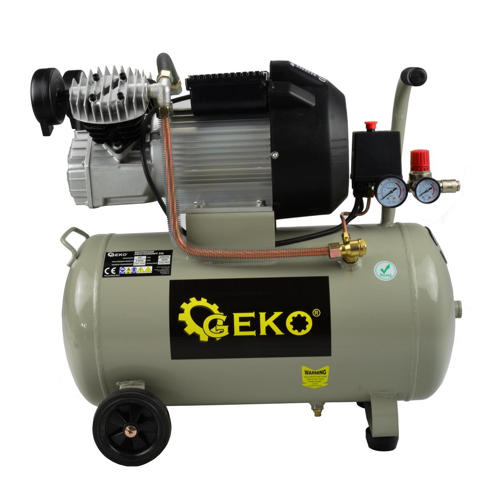 Geko 50 literes 2 hengeres kompresszor 2.2Kw-os