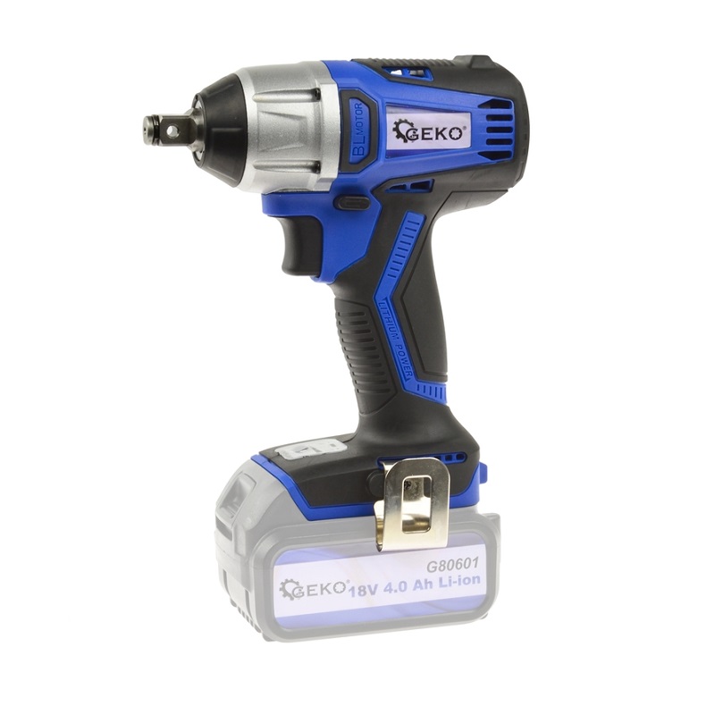 GEKO Akkus ütvecsavarozó géptest, 400 Nm / 18V Li-ion