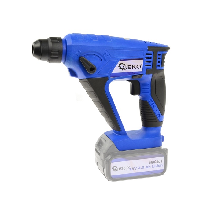 GEKO Akkus ütvefúró géptest  SDS plus / 18 V Li-Ion