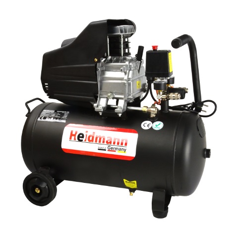 Heidmann 50 literes 8 Bar-os olajos kompresszor