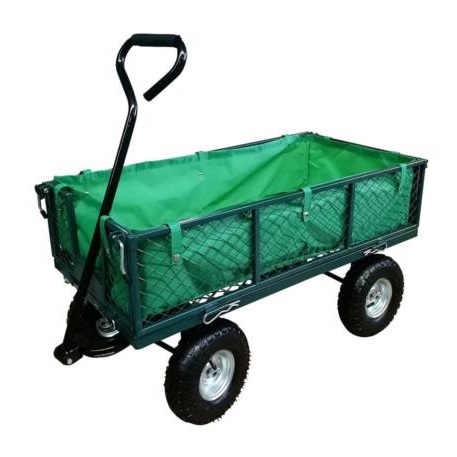 Fém vázas kertikocsi 95x50,5x22 cm, 250kg teherbírás