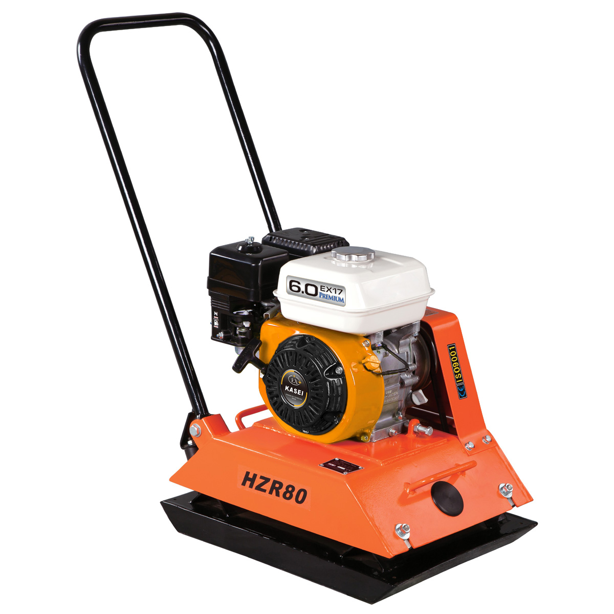 Kasei 80 kg-os benzines lapvibrátor 3,6 kW , EX motoros