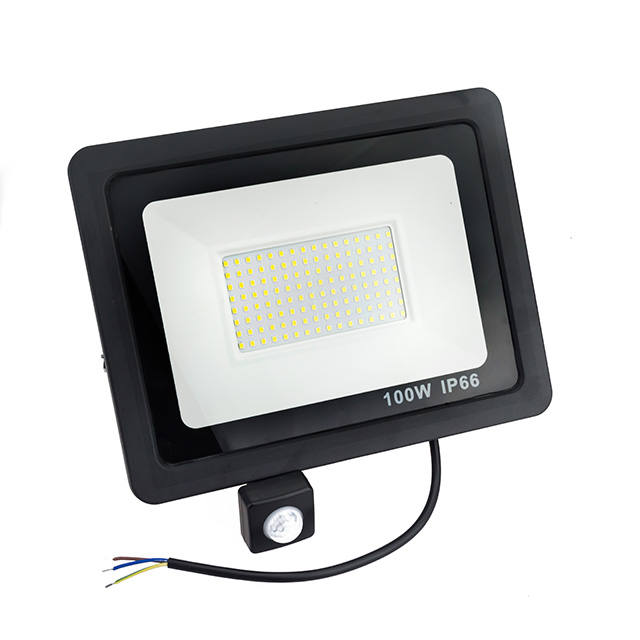 Jinbo Floodlight mozgásérzékelős Led reflektor, 100W, 11000 Lm