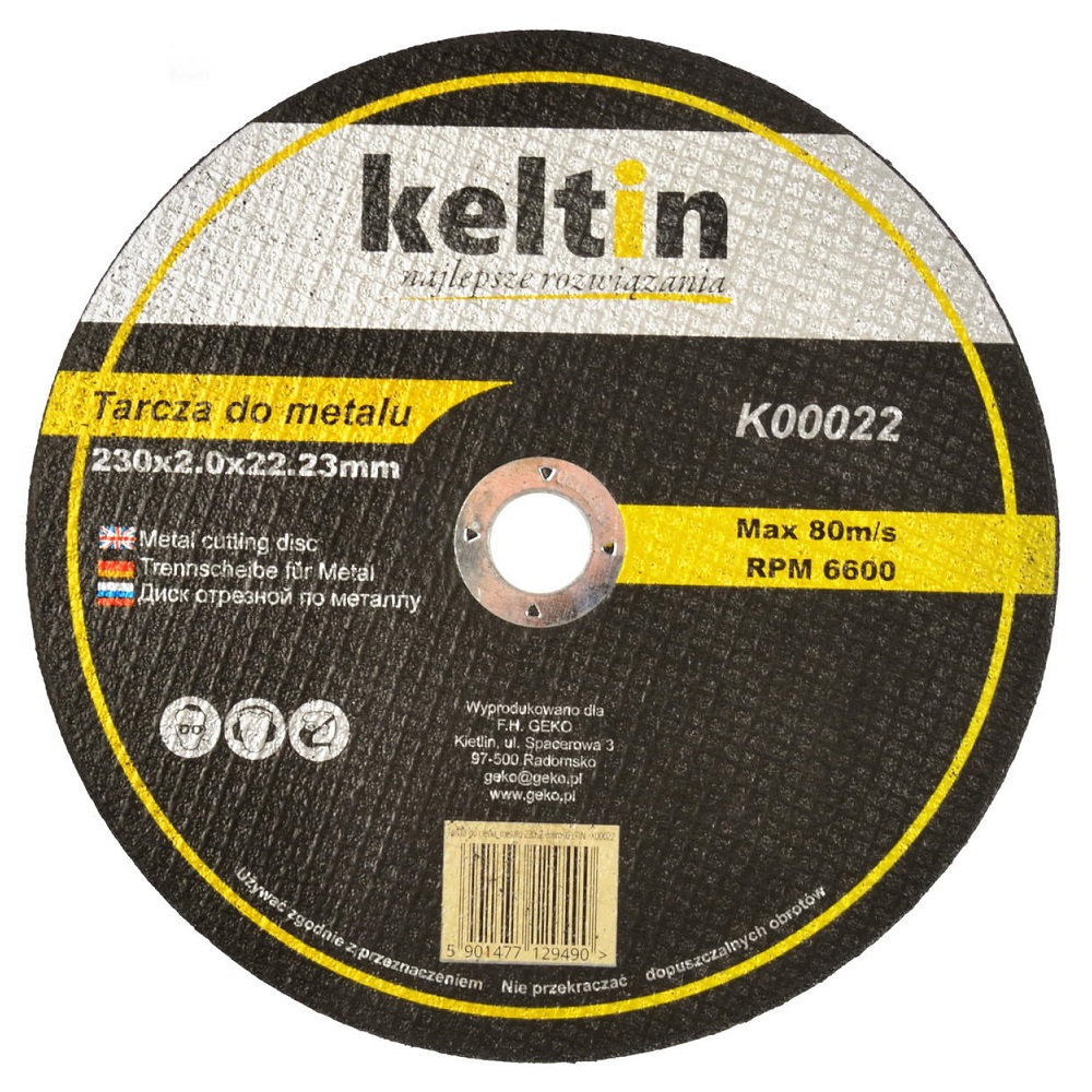 Keltin fém vágókorong 230x 2 x 22,23 mm