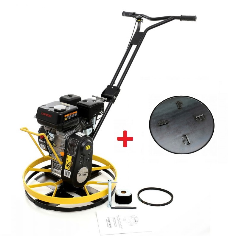 Kraft&Dele benzines betonsimító 60cm LONCIN F200 motor+ tányér