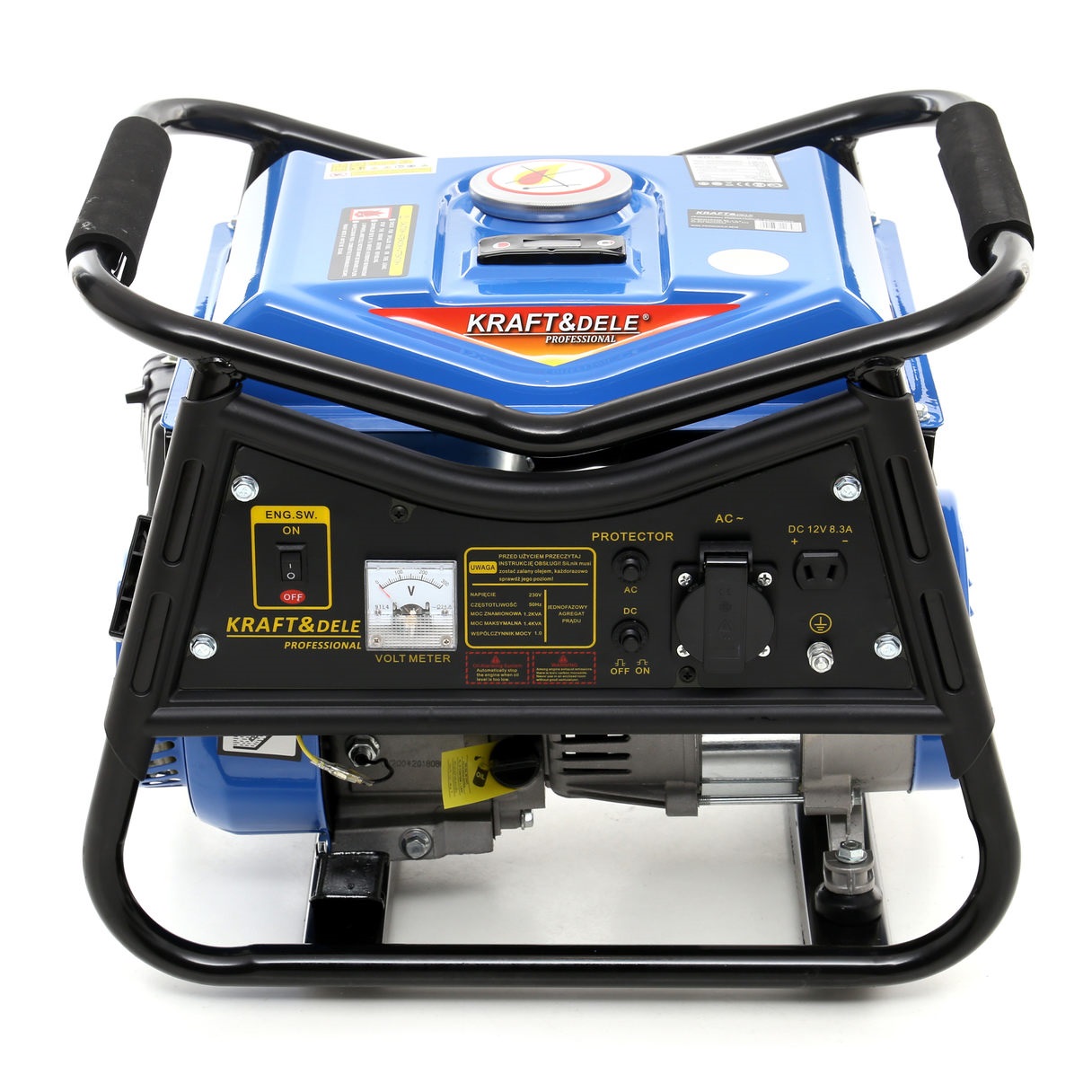 Kraft&Dele benzines áramfejlesztő 1x230V, 1x12V, 1500W