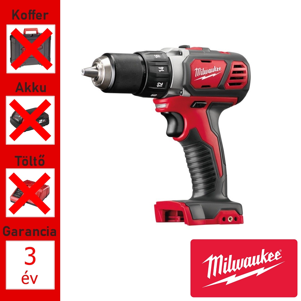 Milwaukee 18V akkus fúrócsavarozó géptest 50 Nm