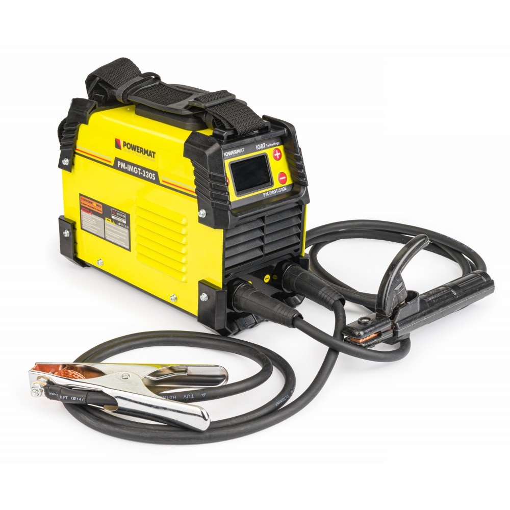 Powermat 330 Amperos IGBT inverteres, LCD kijelzős hegesztő