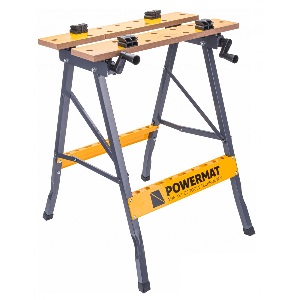 Powermat hordozható összecsukható munkapad 650x635x780mm