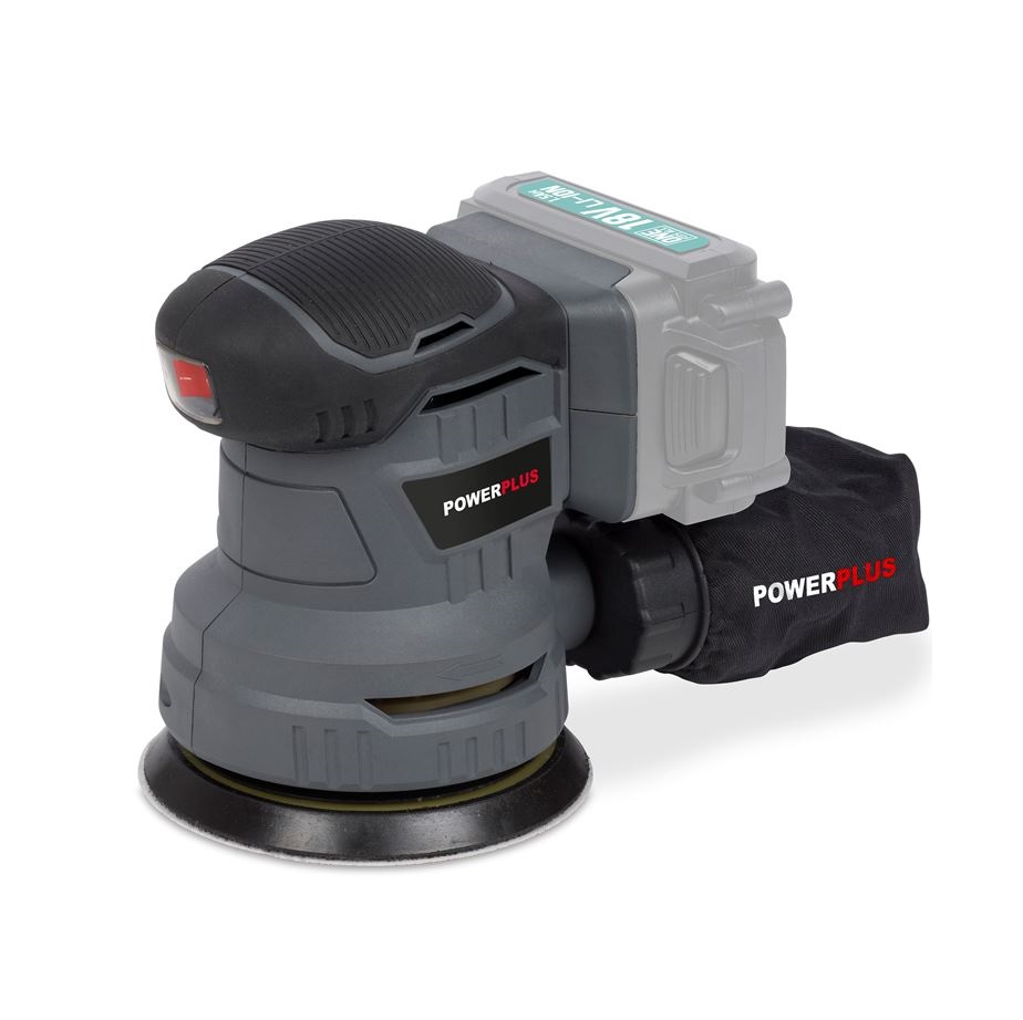 Powerplus akkus excenter csiszoló 18V-os (akku nélkül)