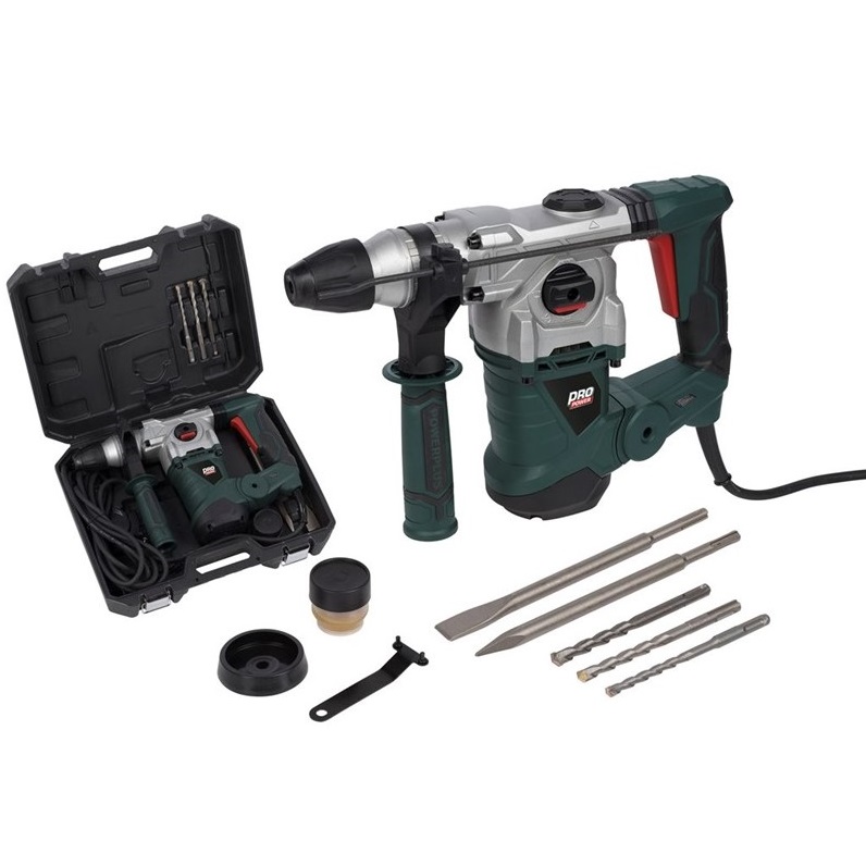 Powerplus fúrókalapács 1500 W, 6 Joule, SDS Plus + koffer