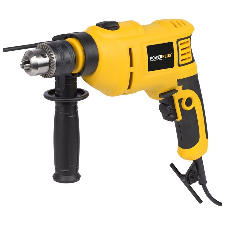 Powerplus ütvefúró 650W 13 mm tokmánnyal