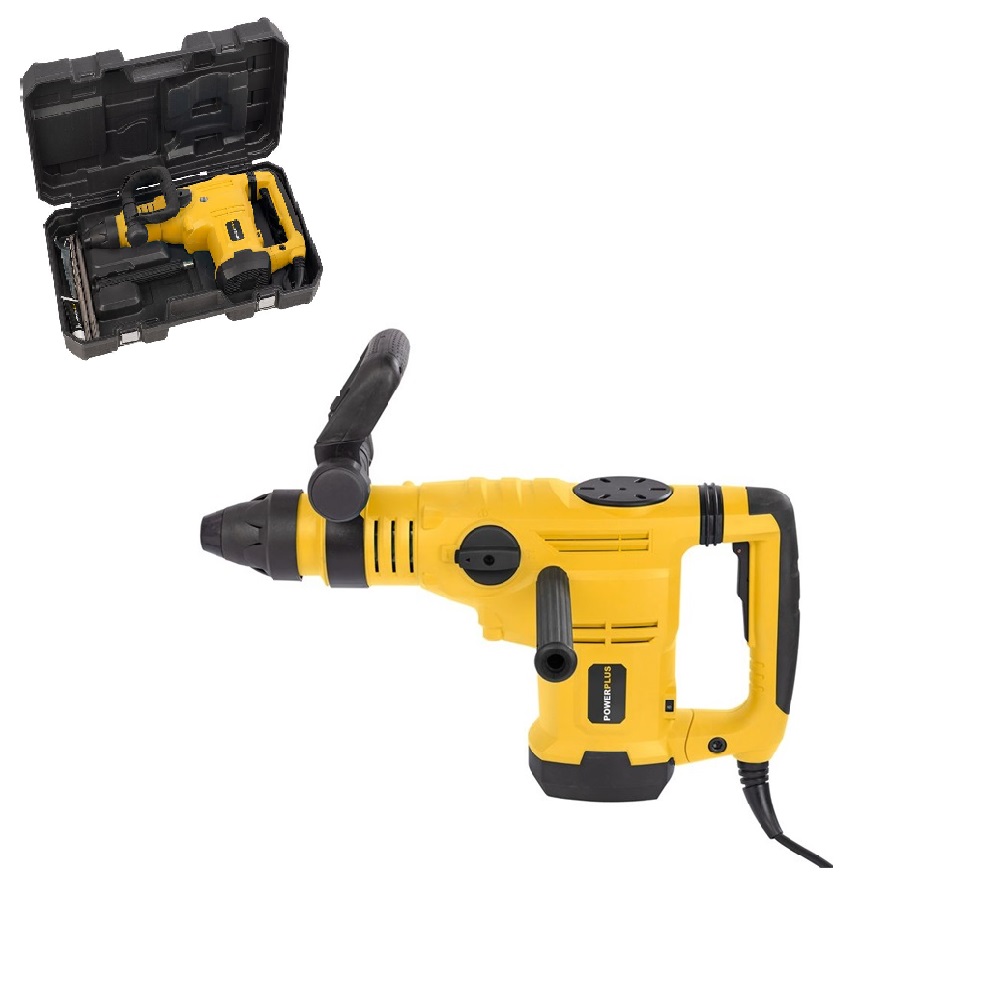 Powerplus vésőkalapács 25 Joule ,SDS-MAX 1600W + koffer
