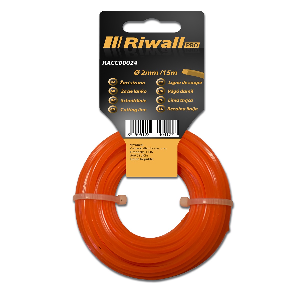Riwall fűkasza damil 2x2,0mm, négyzet, 15m
