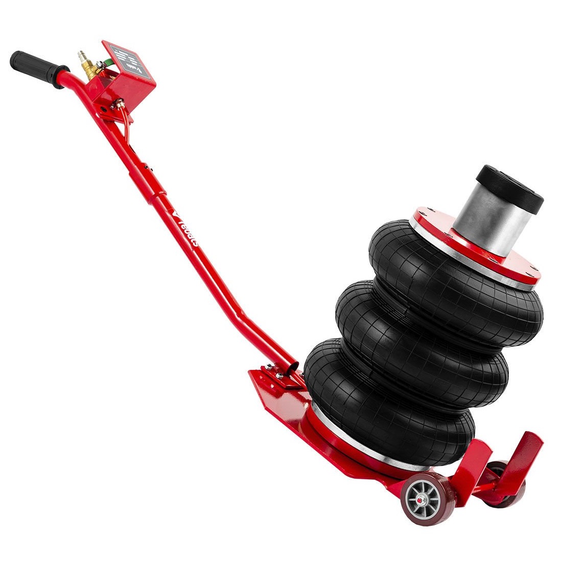 Redats pneumatikus 3 légpárnás emelő, emelő fejjel 3T, 15-40 cm