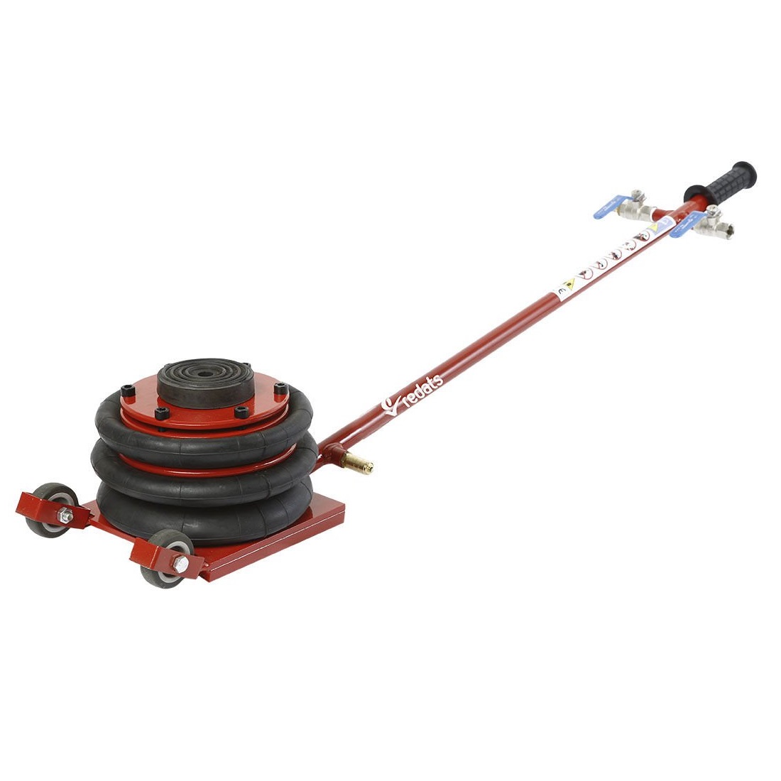 Redats pneumatikus 3 légpárnás emelő 2T, 15-34 cm