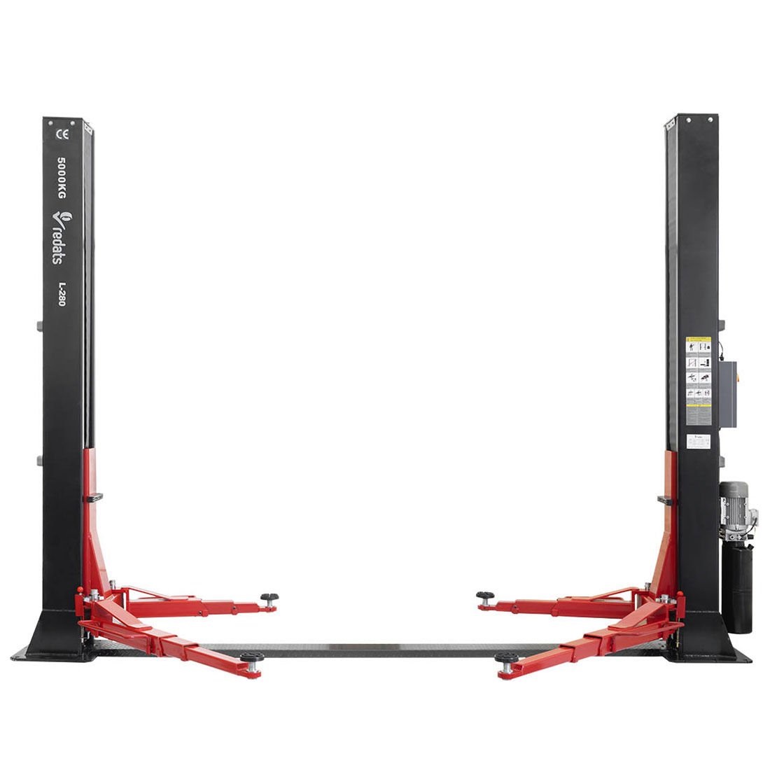 Redats automata el.-hidraulikus kétoszlopos csápos emelő 5T 400V