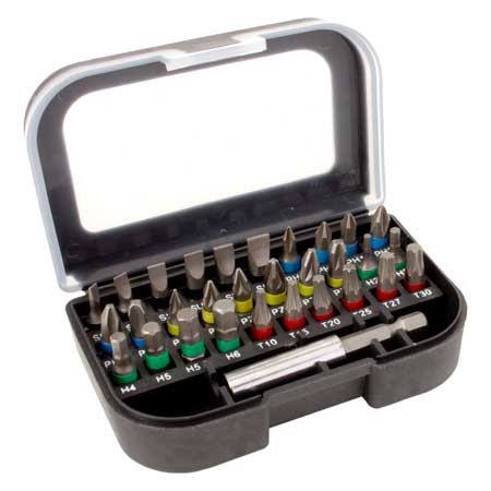 Magg 30 részes 25mm bitkészlet mágneses tartóban