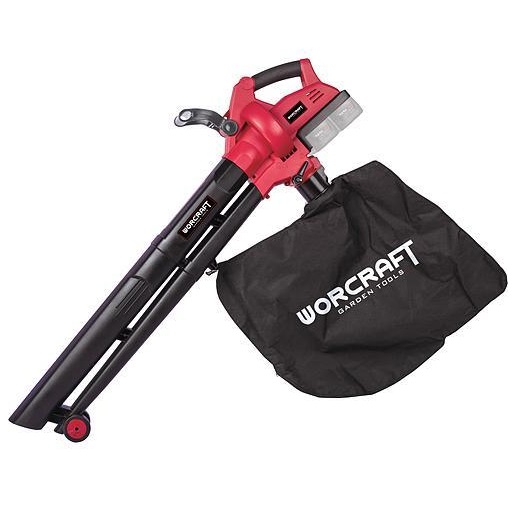 Worcraft akkus lomfúvó/szívó géptest 2x20V, Li-Ion, 45L zsák