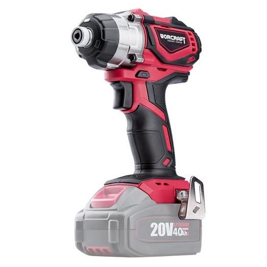 Worcraft akkus ütvecsavarozó géptest 20V, 1/4", Li-ion, 190Nm
