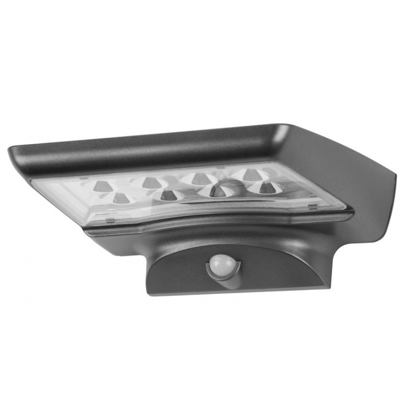 Strend Pro mozgásérzékelős LED napelemes lámpa, 8 LED, 300 lm