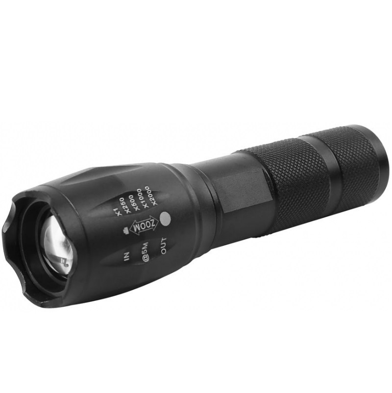 Strend Pro zseblámpa és power bank  150 lm, Alu, 2200mAh, zoom, USB