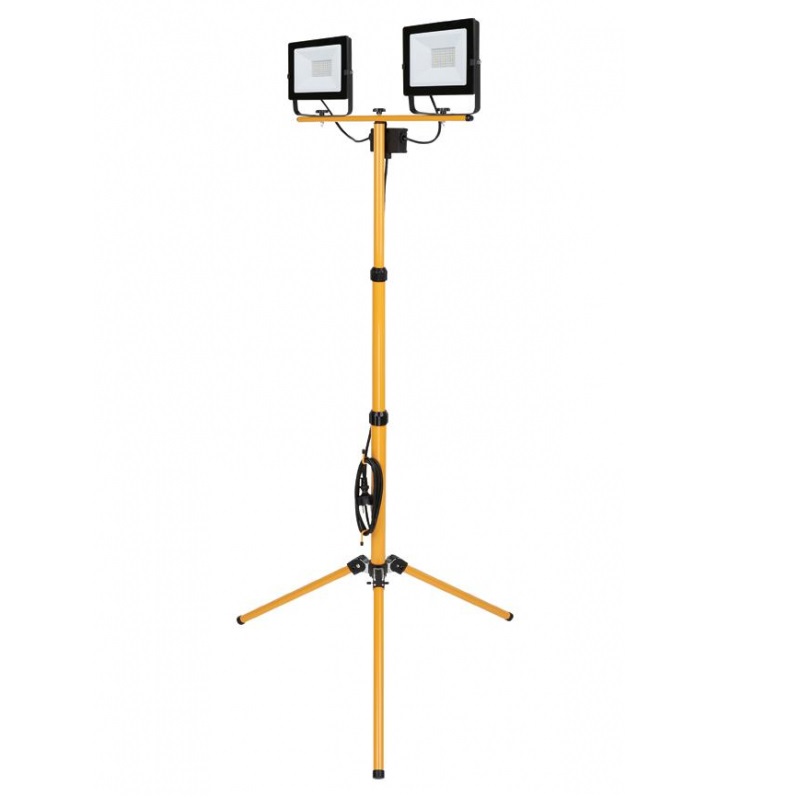 Strend Pro állványos LED reflektor 2x50W/ 2x4000 lm, IP65