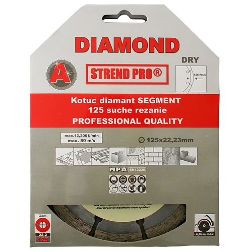 Strend Pro szegmentált gyémánt vágótárcsa 125mm