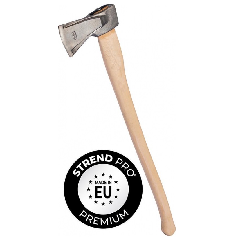 Strend Pro Premium ékes hasító fejsze 1200g, bükkfa nyél