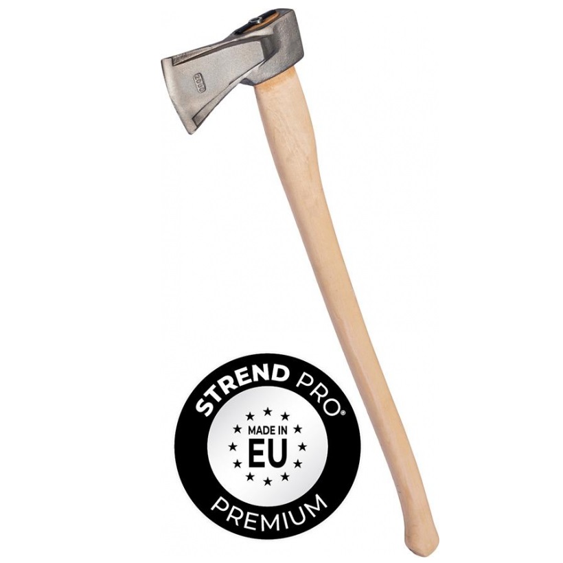 Strend Pro Premium ékes hasító fejsze 2000g, bükkfa nyél