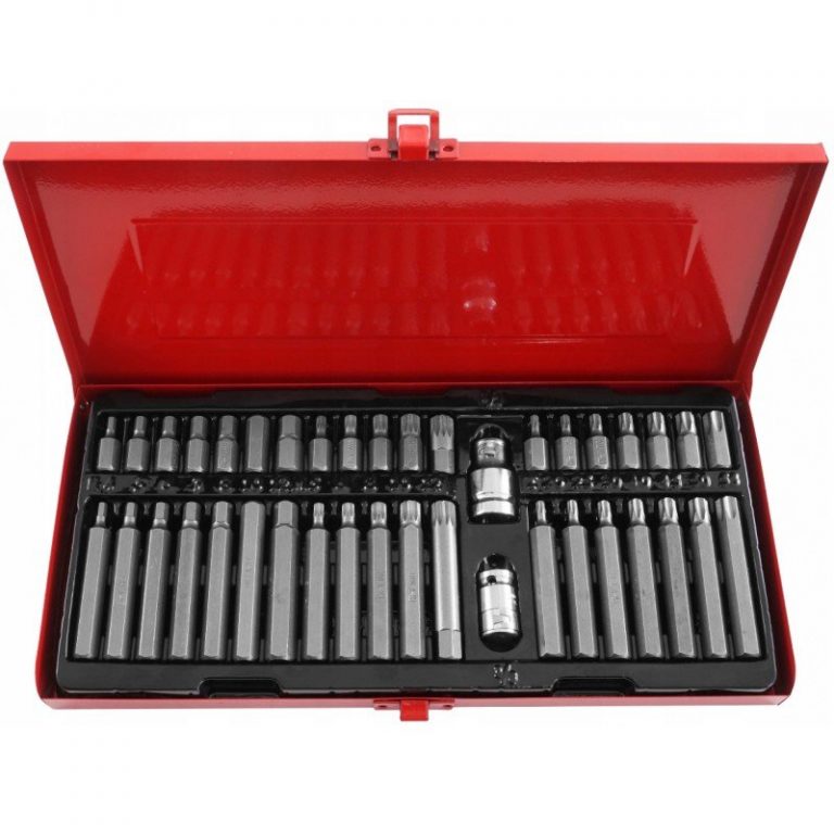 Verke 40 részes imbusz-torx bit készlet 1/2"-3/8" H4