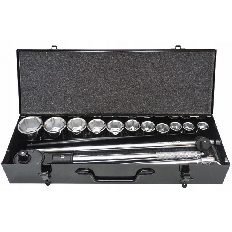 Verke Premium Line 16 részes 3/4"-os dugókulcs készlet, 21-50 mm