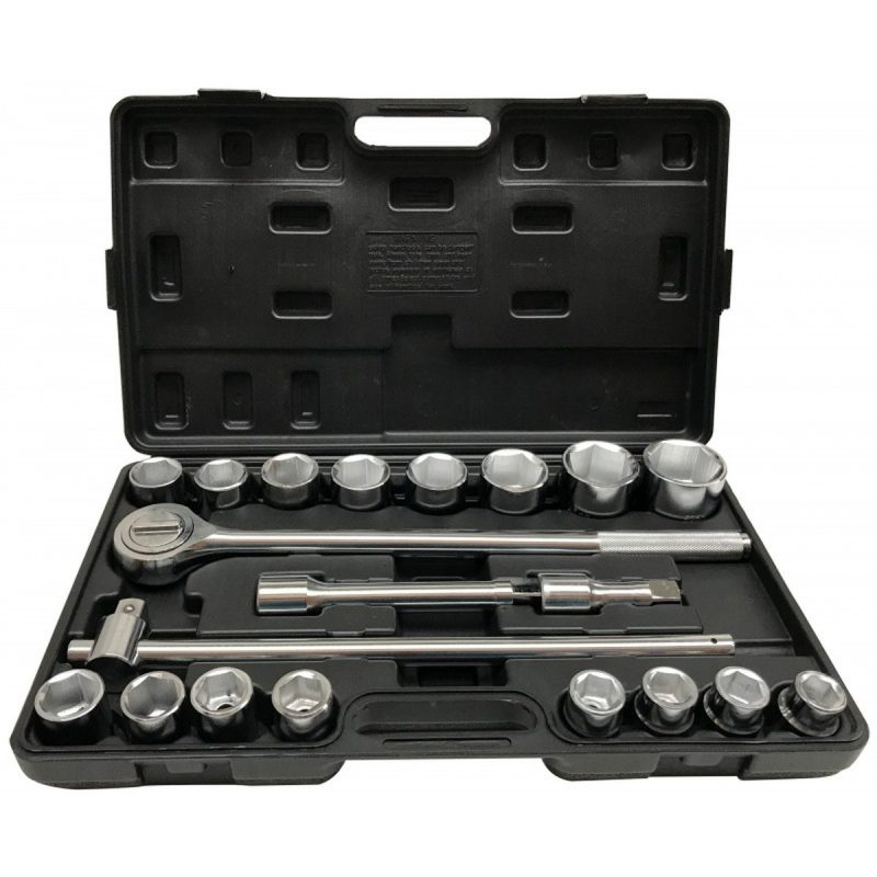 Verke 21 db-os dugókulcs készlet 3/4"/ 19-50 mm,  6 szögletű
