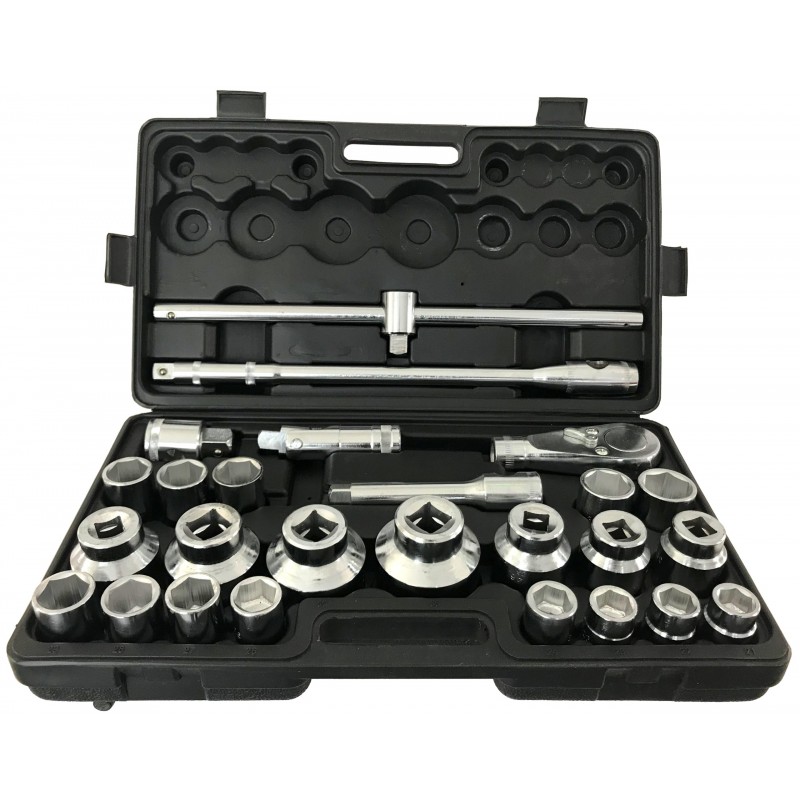 Verke dugókulcs készlet 26db-os,3/4"-1" ,(21-65mm)