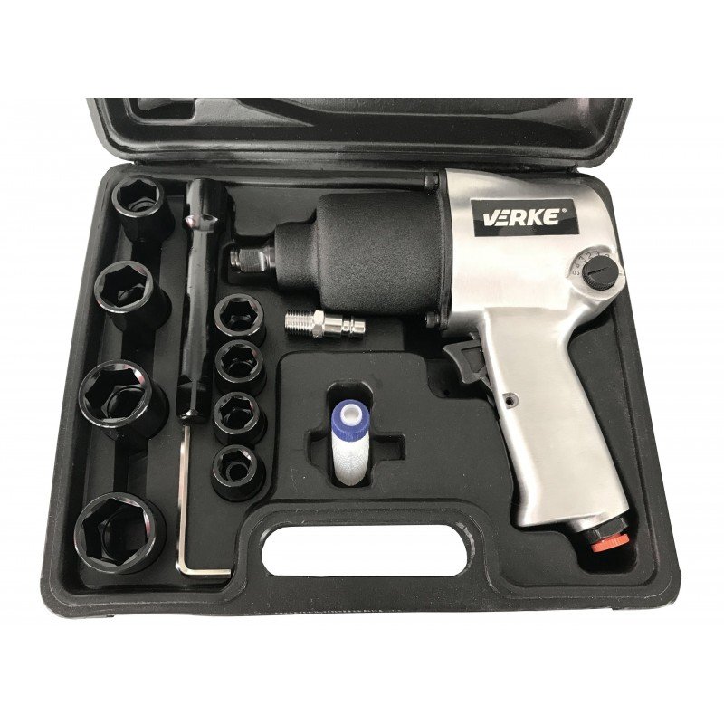 Verke 13 részes légkulcs készlet 1/2" 750 Nm