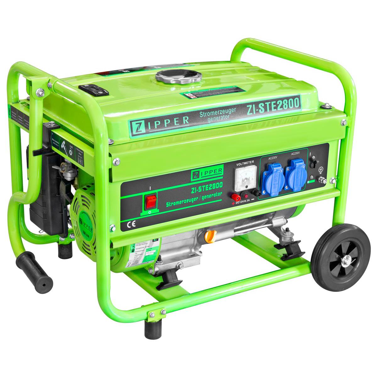 Zipper 2800 W-os 4ütemű áramfejlesztő 196cm3, 2x 230V, AWR
