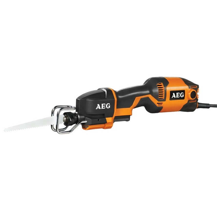 AEG 400 W-os szablyafűrész, orrfűrész + szerszám táska