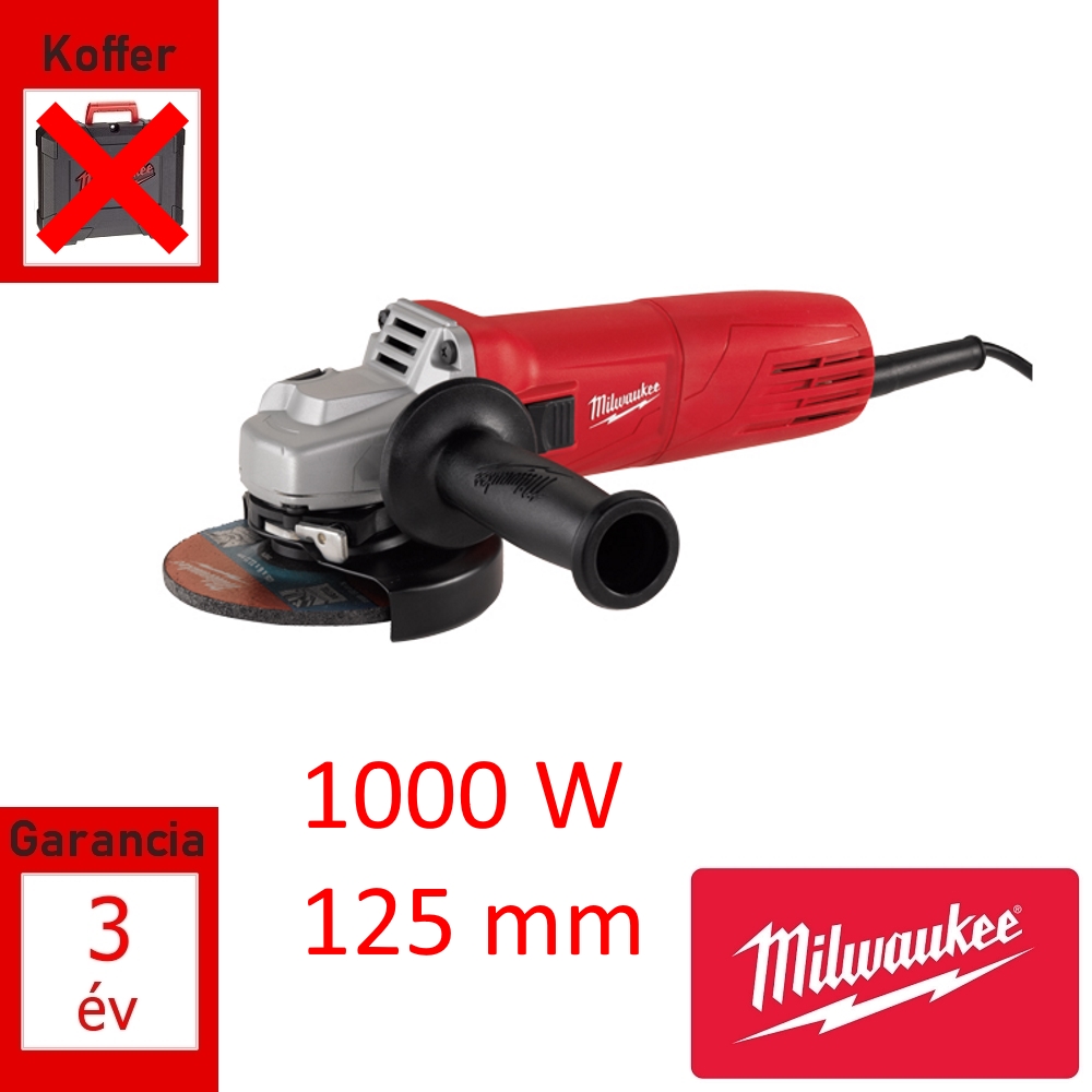 Milwaukee sarokcsiszoló 1000W /125mm