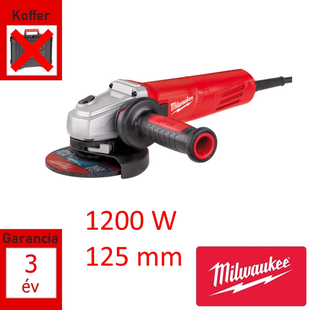 Milwaukee sarokcsiszoló 1200W 125mm