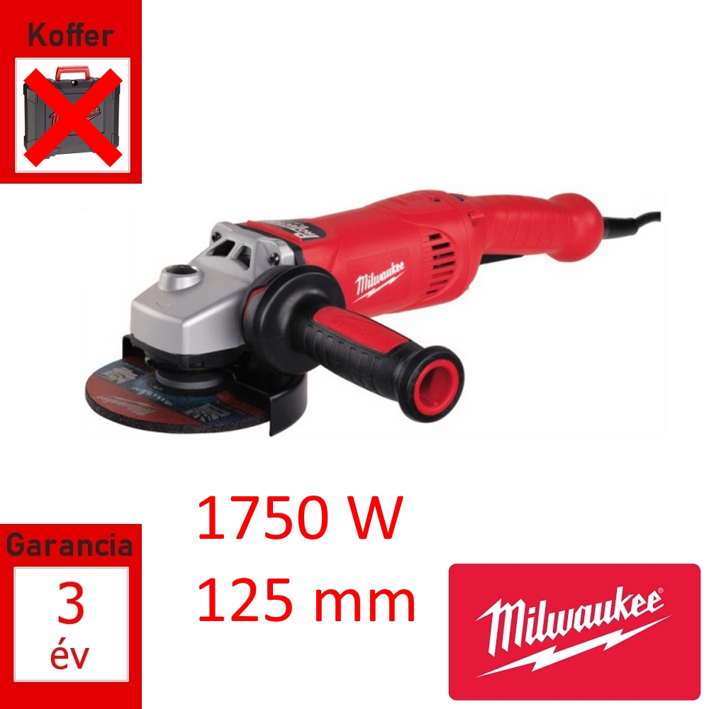 Milwaukee sarokcsiszoló 1750W 125mm