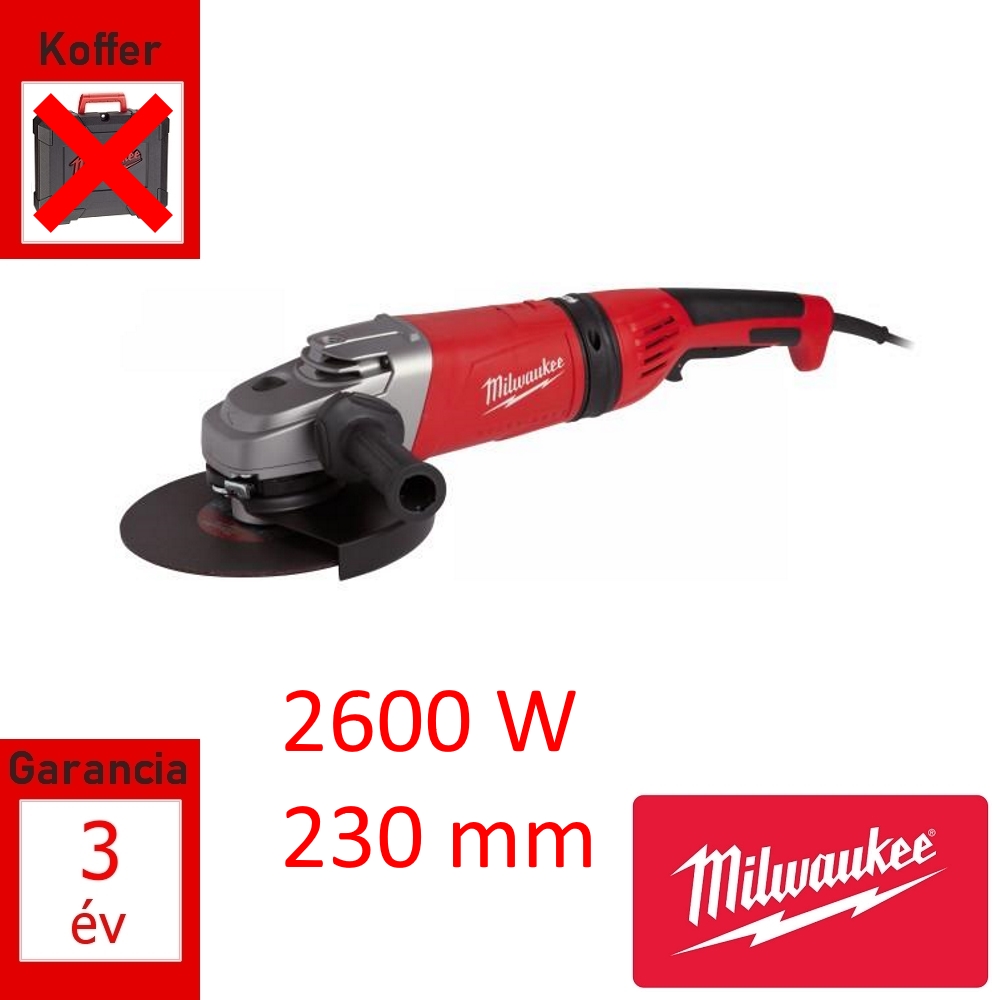 Milwaukee sarokcsiszoló 2600W 230mm