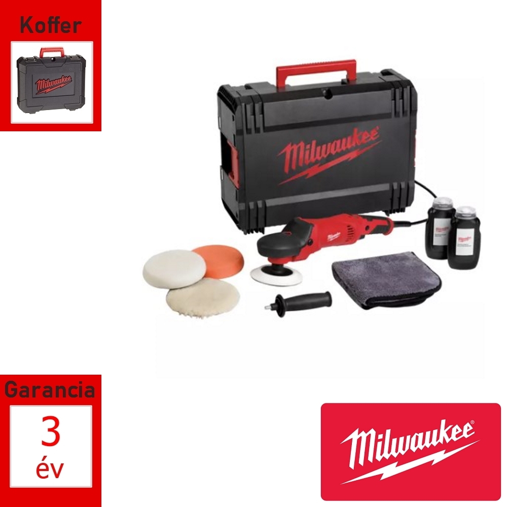 Milwaukee 1450W polírozó készlet